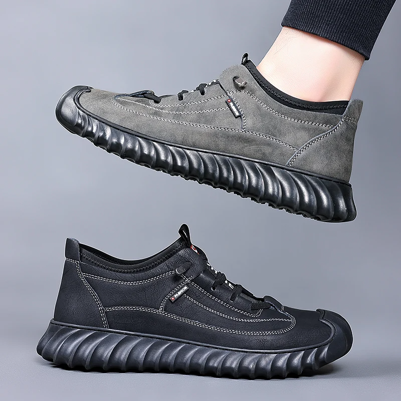 ReliefFootTM⏰Promotion - 70% OFF🔥Men's Handcrafted Genuine Leather Waterproof Anti-Slip Boots