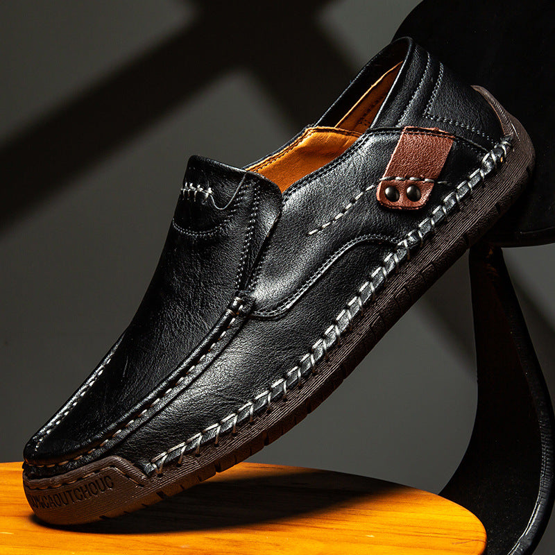 ⏰Last Day 50% OFF🔥 Men's Handmade Genuine Leather Slip-On Loafers