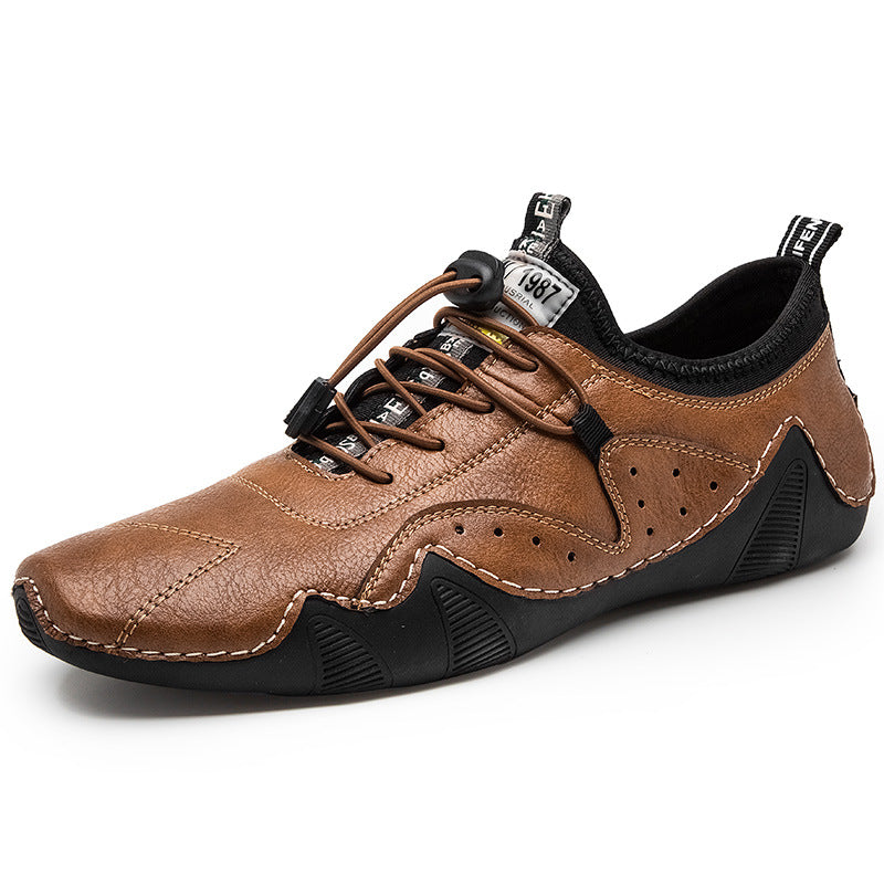 ReliefFootTM ⏰Promotion - 70% OFF🔥 Men's Handmade Orthopedic Breathable Lace-up Leather Shoes