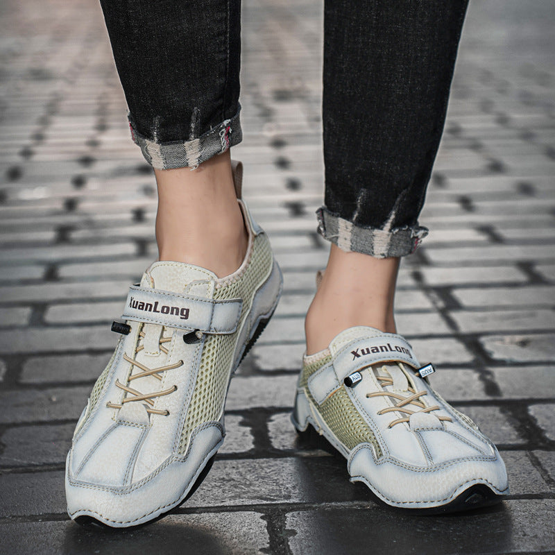 ReliefFootTM⏰Promotion - 70% OFF🔥Men's Breathable Leather Orthopedic Shoes – Hand-Stitched, Non-Slip