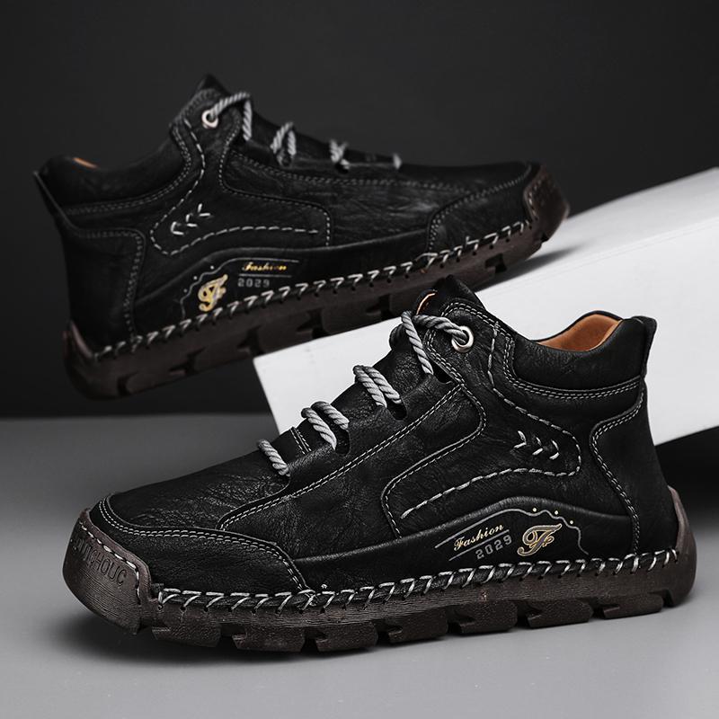 (🔥CLEARANCE SALE - 70% OFF)Handcrafted Men's Leather Shoes - Relieve Foot Pain