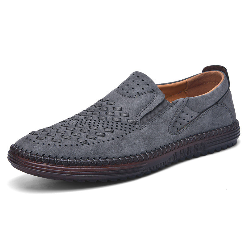 ⏰Promotion 50% OFF - 2025 Spring Men's Orthopedic Comfortable Casual Genuine Leather Slip On Loafers