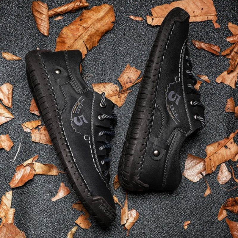 ReliefFootTM⏰Promotion - 70% OFF🔥Soft Leather Vintage Orthotic Shoes for Men