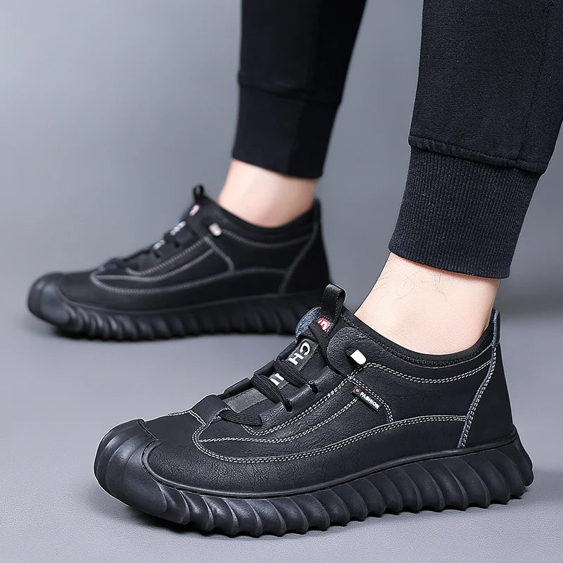 ReliefFootTM⏰Promotion - 70% OFF🔥Men's Handcrafted Genuine Leather Waterproof Anti-Slip Boots