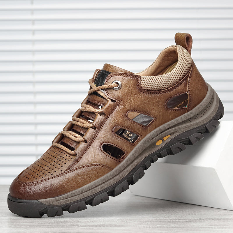 ReliefFootTMGARB Men's handmade cowhide porous breathable shoes