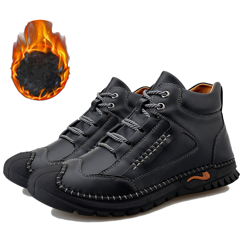 (🔥CLEARANCE SALE - 70% OFF)-Stitched Hand-Sewn Cowhide Medical Shoes - Increase Muscle Relaxation