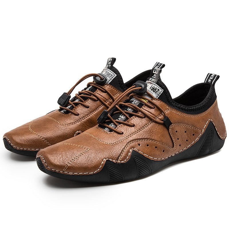 ReliefFootTM ⏰Promotion - 70% OFF🔥 Men's Handmade Orthopedic Breathable Lace-up Leather Shoes
