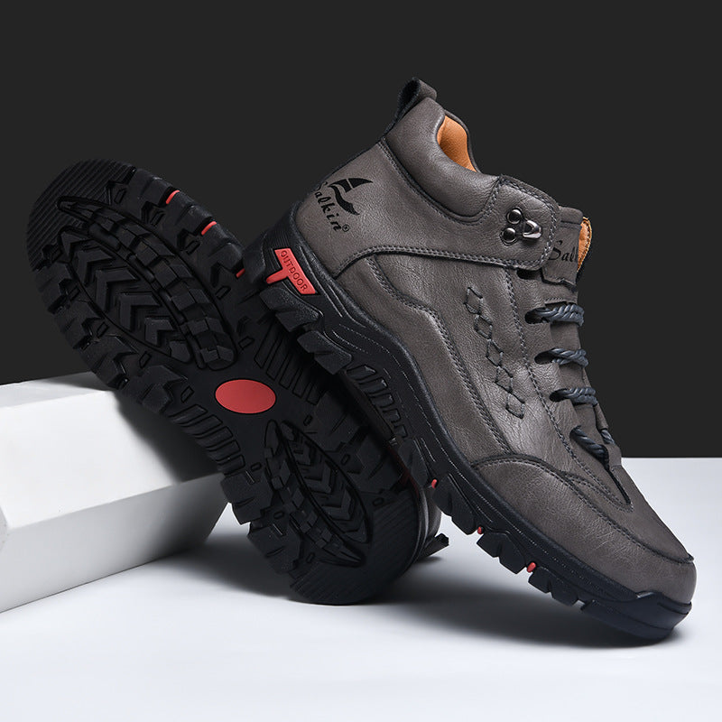 (🔥CLEARANCE SALE - 70% OFF)Men's Comfortable Wear-resistant Orthopedic Hand-sewn Leather Shoes