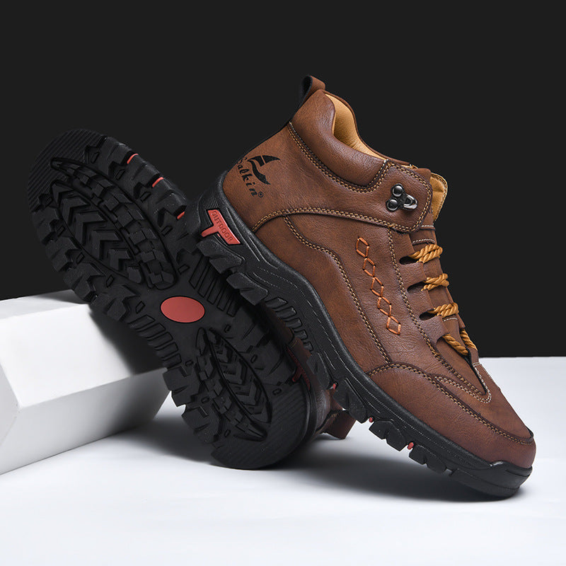 (🔥CLEARANCE SALE - 70% OFF)Men's Comfortable Wear-resistant Orthopedic Hand-sewn Leather Shoes