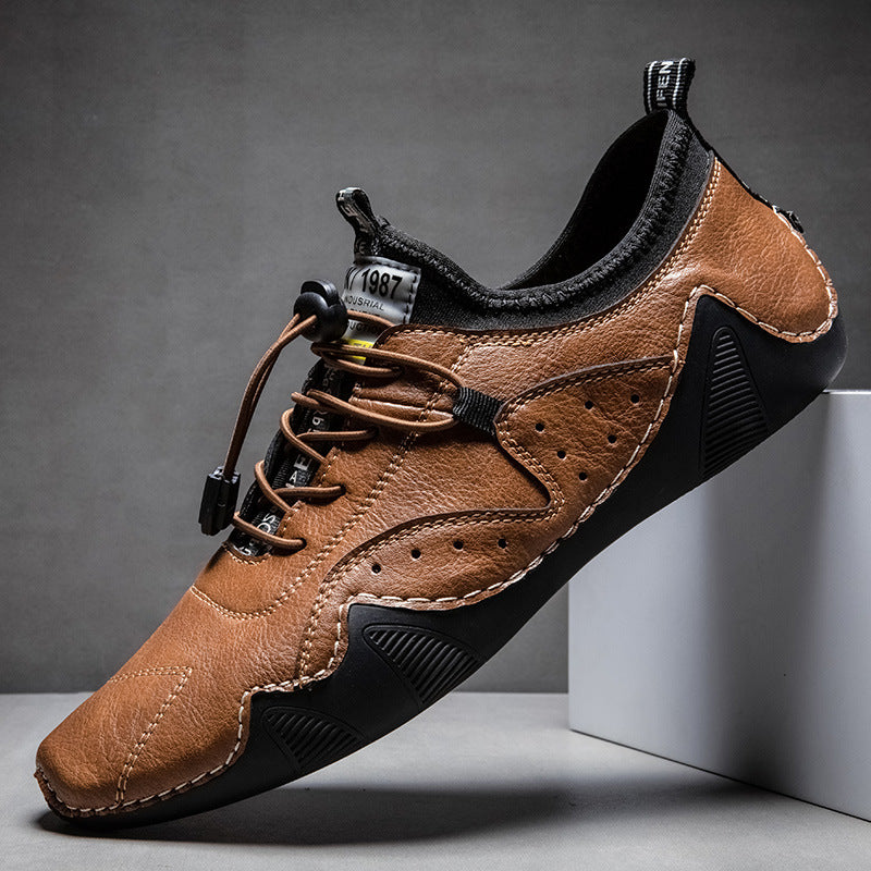 ReliefFootTM ⏰Promotion - 70% OFF🔥 Men's Handmade Orthopedic Breathable Lace-up Leather Shoes