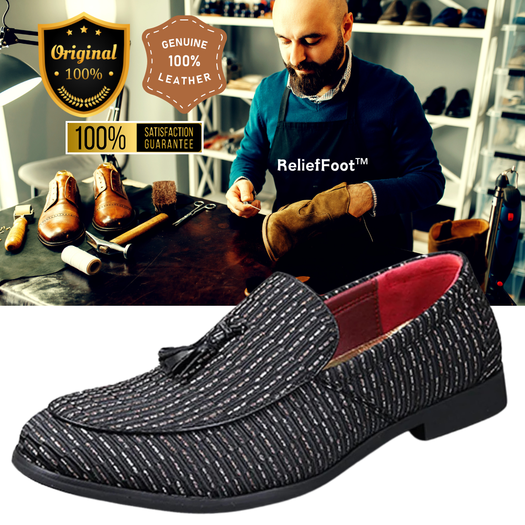 ReliefFootTM Handmade Men's non-slip soft-soled Cowhide leather loafs(Limited 70%off ⏰)