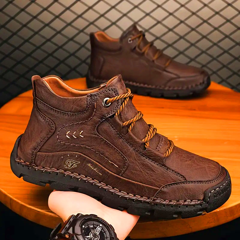 (🔥CLEARANCE SALE - 70% OFF)Handcrafted Men's Leather Shoes - Relieve Foot Pain