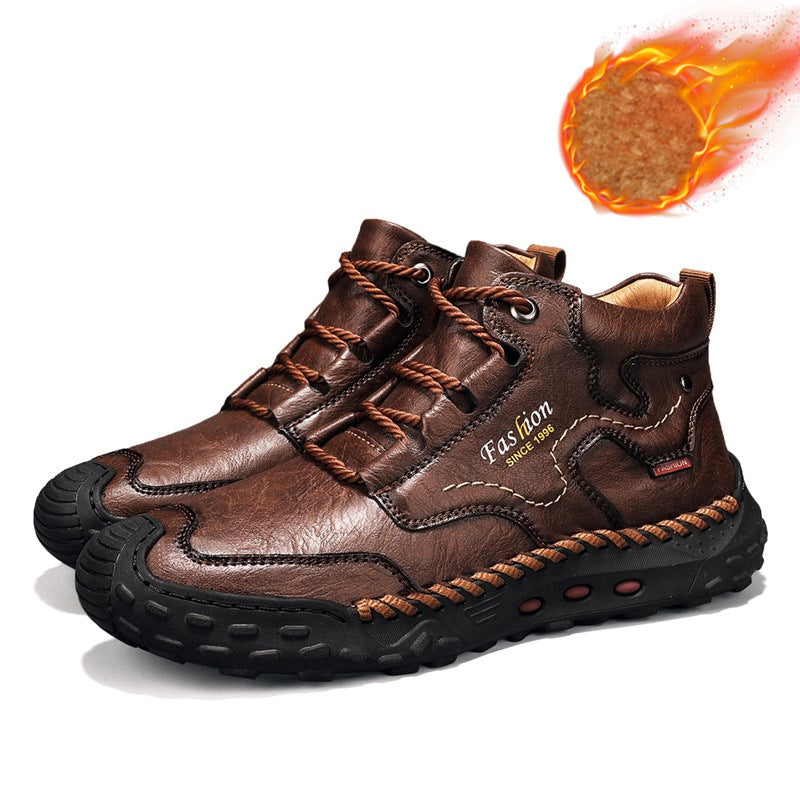 (🔥CLEARANCE SALE - 70% OFF) Men's Hand-Sewn Composite toe Cowhide Shoes Casual Shoes