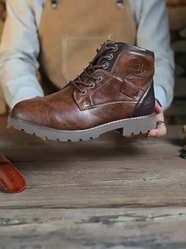 ⏰Promotion 70% OFF - Men's Orthopedic Comfortable Genuine Leather Boots