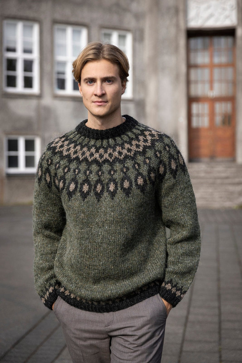 Skammdegi - Icelandic Sweater - Green