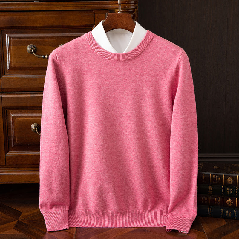 Men's Long Sleeve Cashmere Sweater
