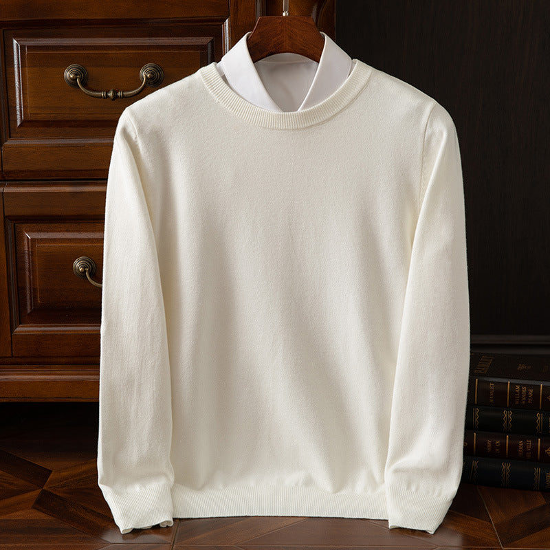 Men's Long Sleeve Cashmere Sweater