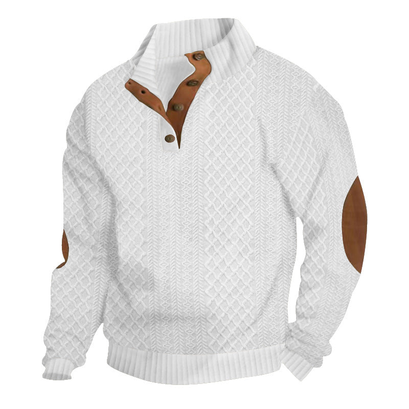 Autumn sale discount 70% - Men's  Long Sleeve Cashmere Sports Sweater