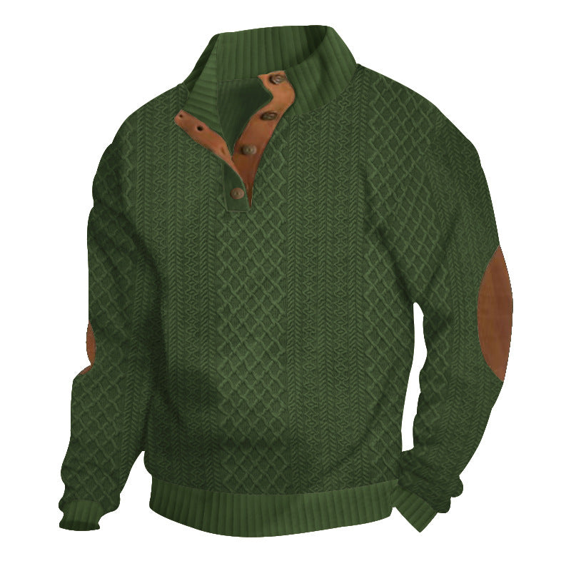Autumn sale discount 70% - Men's  Long Sleeve Cashmere Sports Sweater