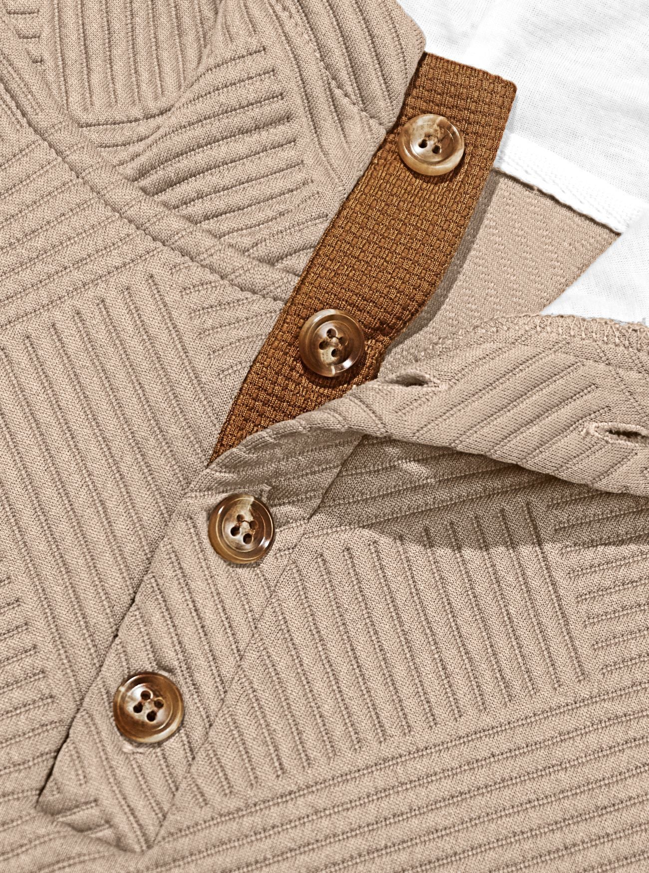 🔥Hot Sale🔥Men's loose hooded jacquard sweatshirt long sleeve sports top