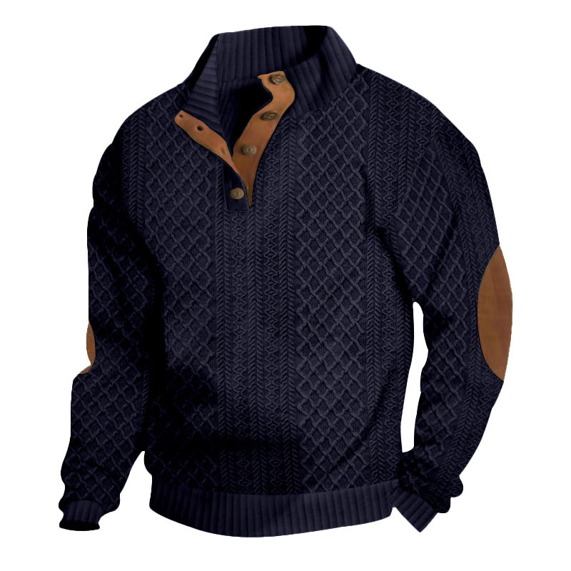 Autumn sale discount 70% - Men's  Long Sleeve Cashmere Sports Sweater