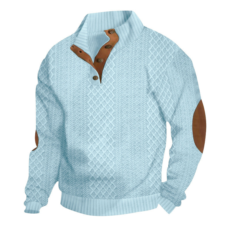Autumn sale discount 70% - Men's  Long Sleeve Cashmere Sports Sweater