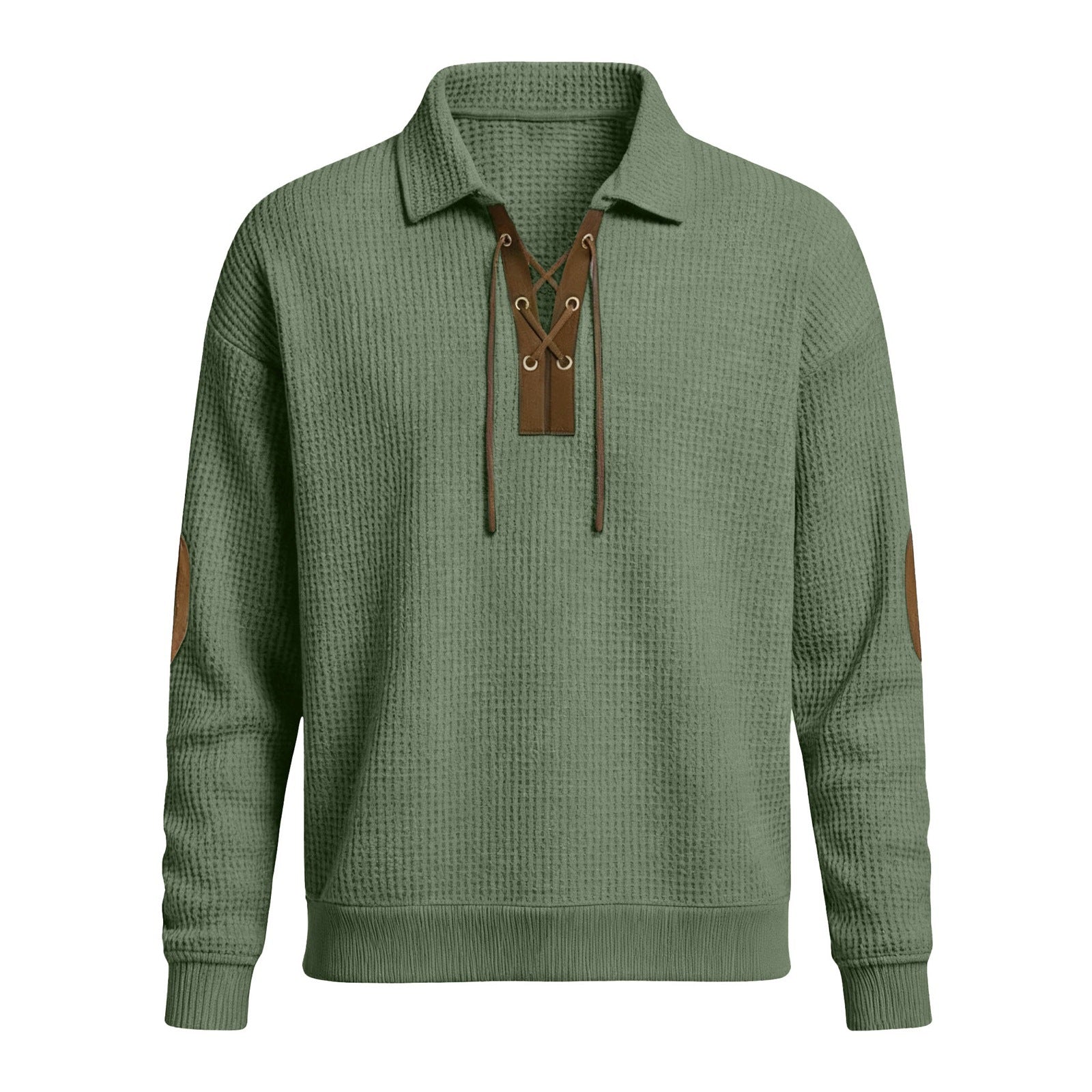 Men’s Fashion Loose-Fit Solid Color Sweatshirt – Sporty & Casual Top