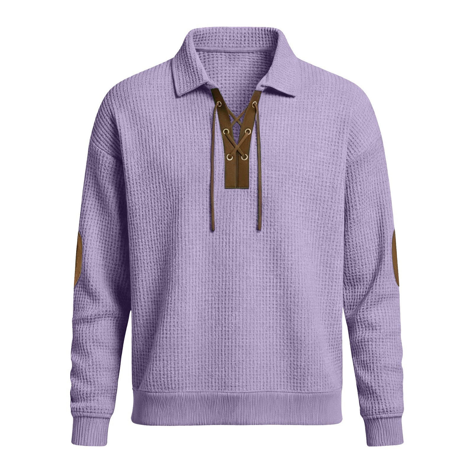 Men’s Fashion Loose-Fit Solid Color Sweatshirt – Sporty & Casual Top