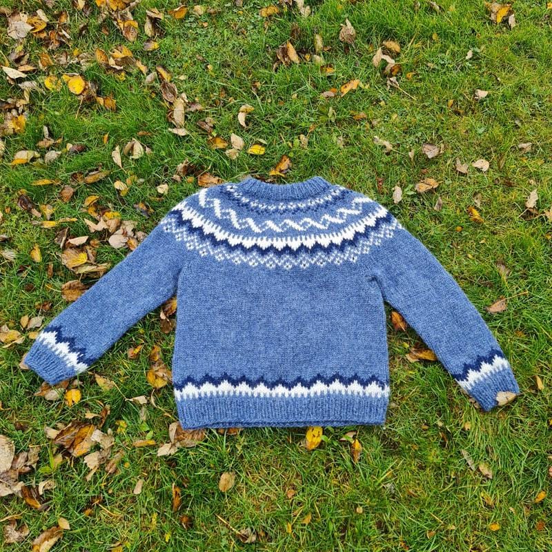 Váli - Icelandic Sweater - Denim Heather