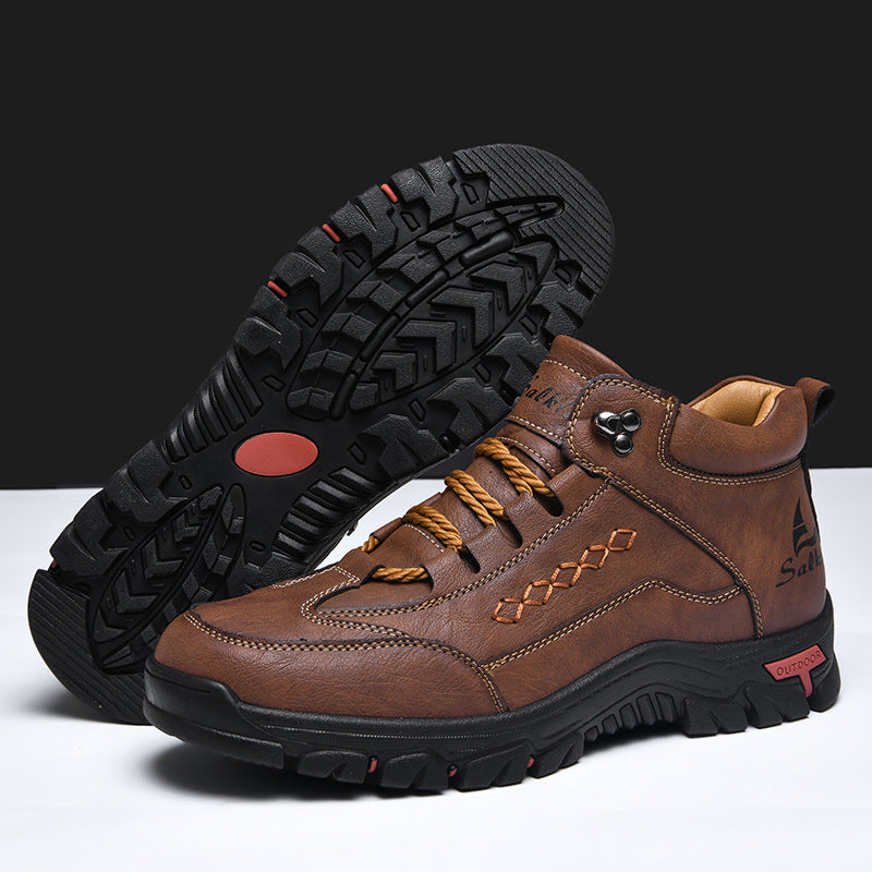 (🔥CLEARANCE SALE - 70% OFF)Men's Comfortable Wear-resistant Orthopedic Hand-sewn Leather Shoes