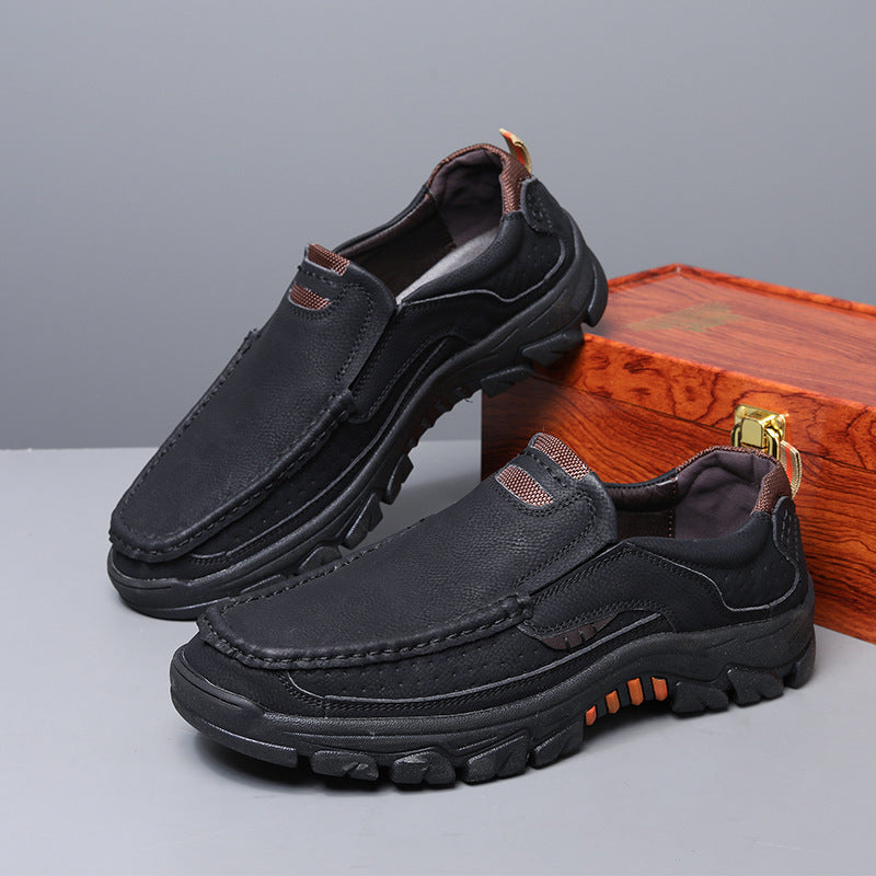 ⏰Promotion 70% OFF - 2024 Upgrade Men's Orthopedic Comfortable Casual Genuine Leather Slip On Loafers