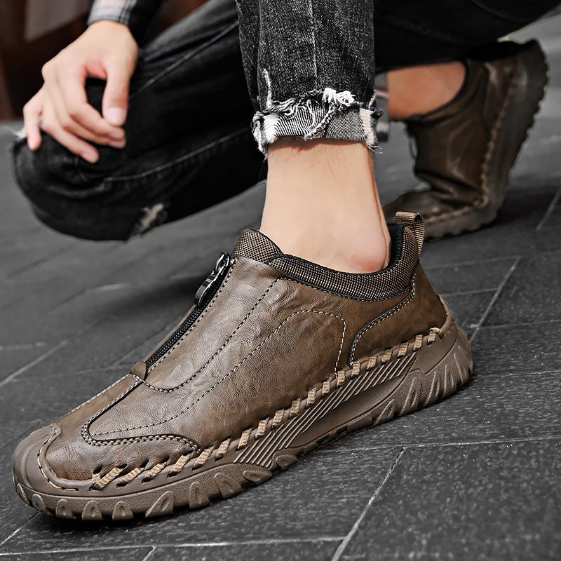 ReliefFootTM⏰Promotion - 70% OFF🔥Men's Handcrafted Genuine Moccasins  Outdoor Breathable Casual Shoes