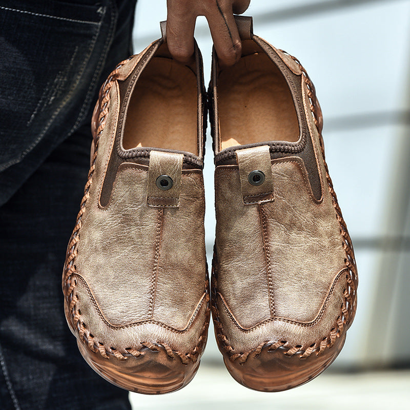 ReliefFootTM⏰Promotion - 70% OFF🔥Men's Handcrafted Genuine Leather Moccasins Foot Wear