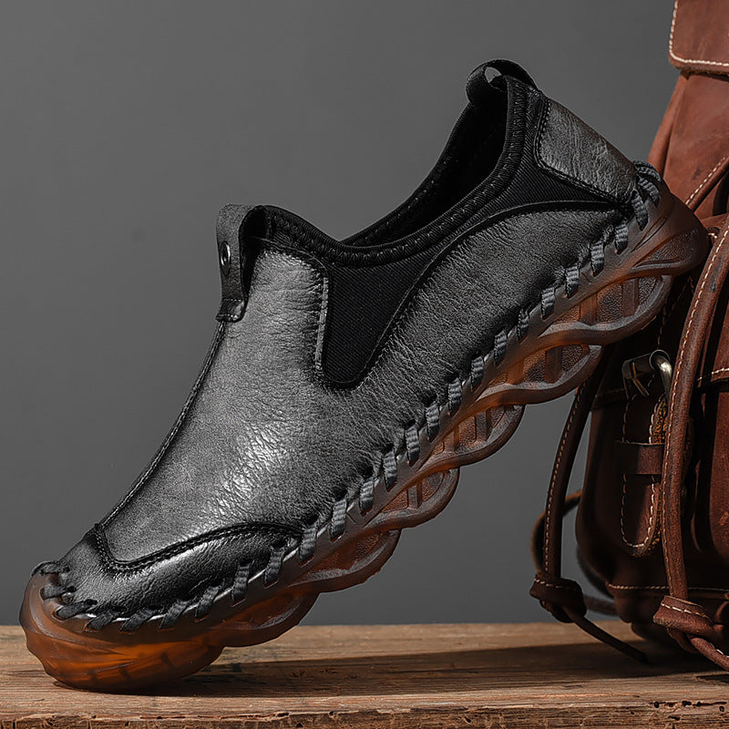 ReliefFootTM⏰Promotion - 70% OFF🔥Men's Handcrafted Genuine Leather Moccasins Foot Wear