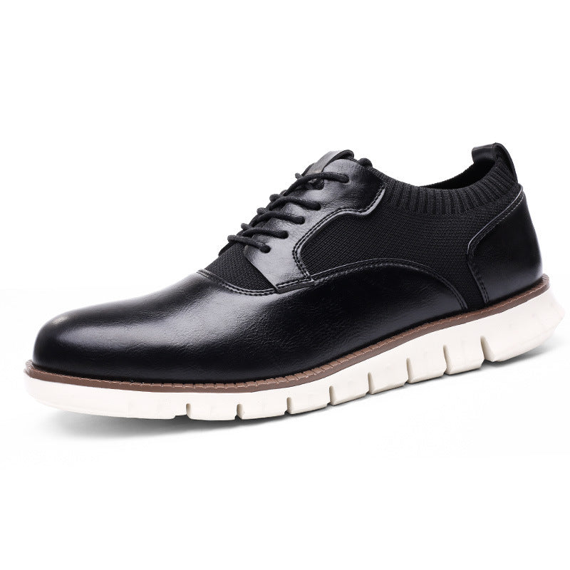 ReliefFootTM⏰Promotion - 70% OFF🔥 Men's Loafers Genuine Leather Shoes Casual Oxford Lace Up Dress Shoes