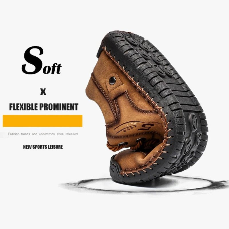 ReliefFootTM⏰Promotion - 70% OFF🔥Soft Leather Vintage Orthotic Shoes for Men