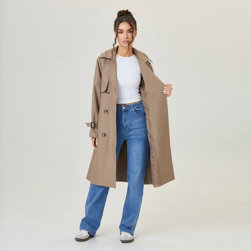 Women's Slouchy Denim High Waist Multi-Pocket Wide Leg Jeans