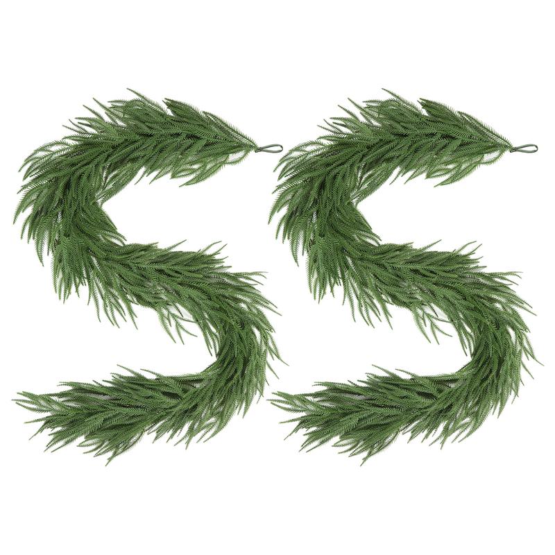 6/9/12 ft Artificial Christmas Garland, Real Touch Norfolk Pine Garland