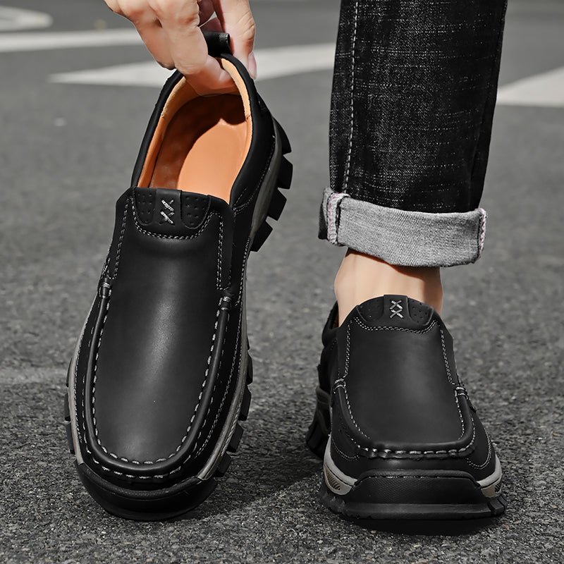 ⏰Promotion 50% OFF - 2024 New Men's Orthopedic Comfortable Casual Genuine Leather Slip On Loafers