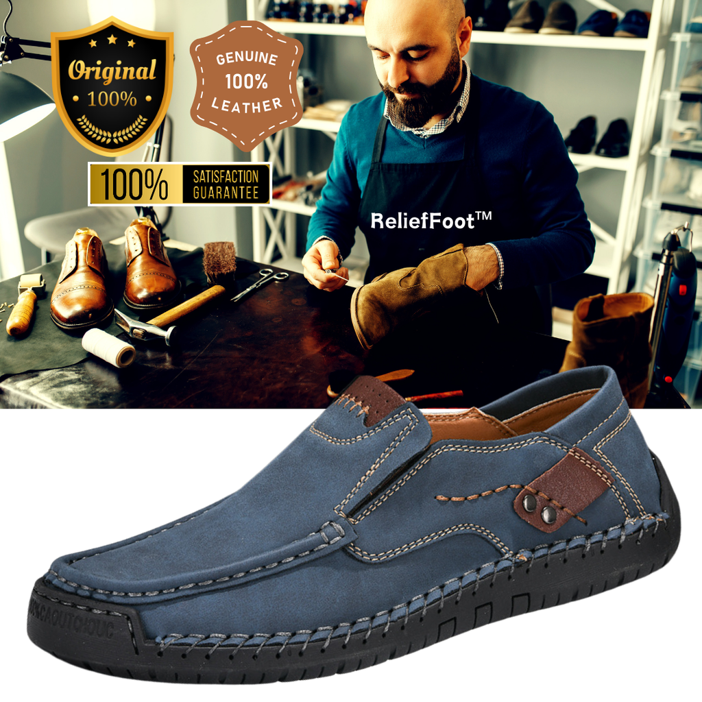 ⏰Last Day 50% OFF🔥 Men's Handmade Genuine Leather Slip-On Loafers