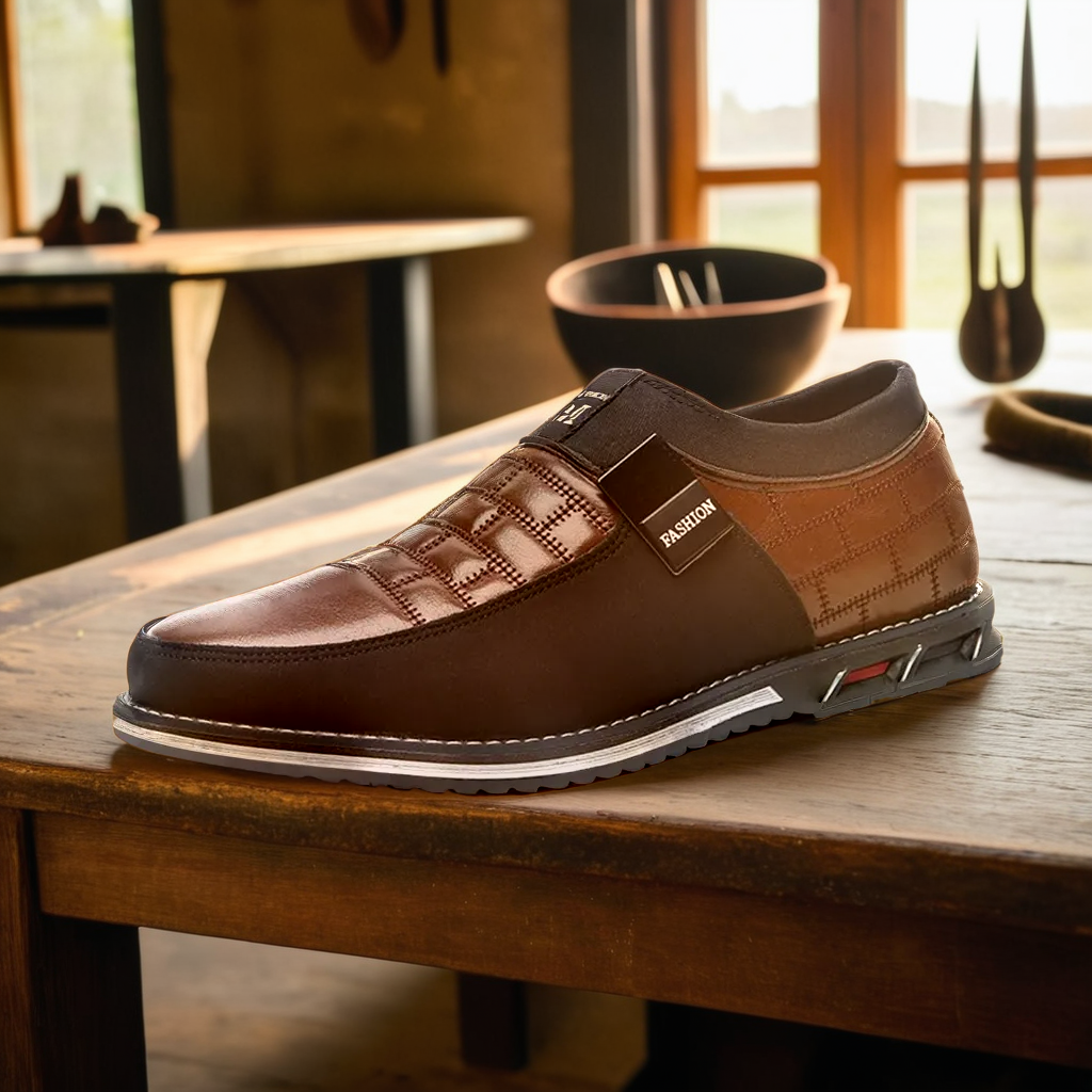 Oxford DerbyTM Slip-On | Refined Leather Loafers