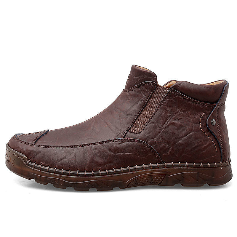 (🔥CLEARANCE SALE - 70% OFF)Men's Outdoor Casual Handmade Cowhide Boots