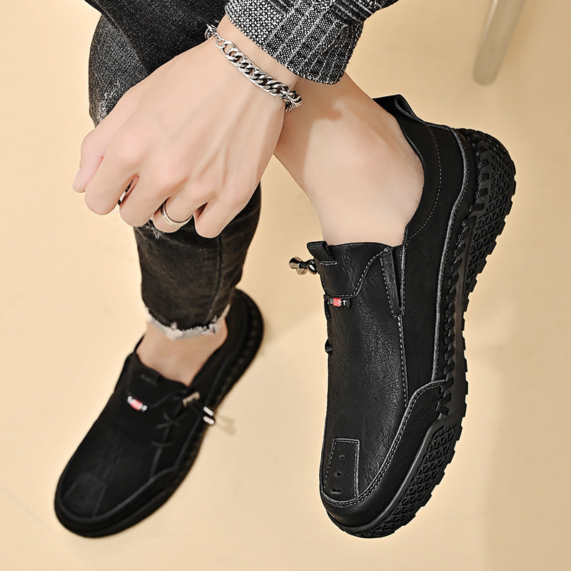 ReliefFootTM⏰Promotion - 70% OFF🔥Men's Handmade Genuine Leather Glue-Free Slip-on Orthopedic Shoes