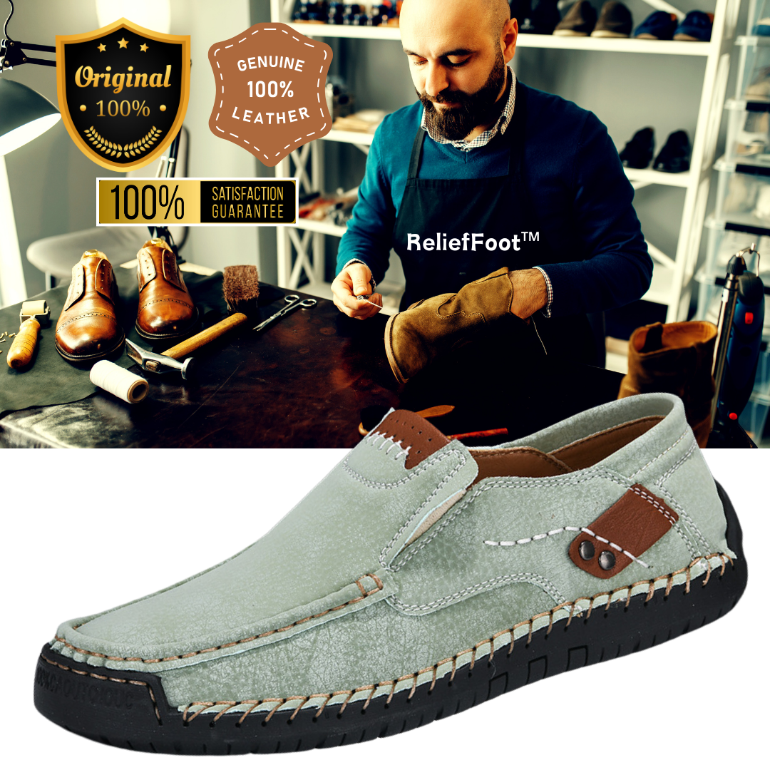 ⏰Last Day 50% OFF🔥 Men's Handmade Genuine Leather Slip-On Loafers