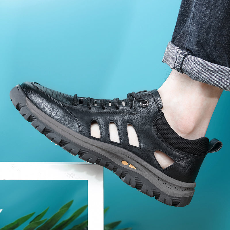 ReliefFootTMGARB Men's handmade cowhide porous breathable shoes