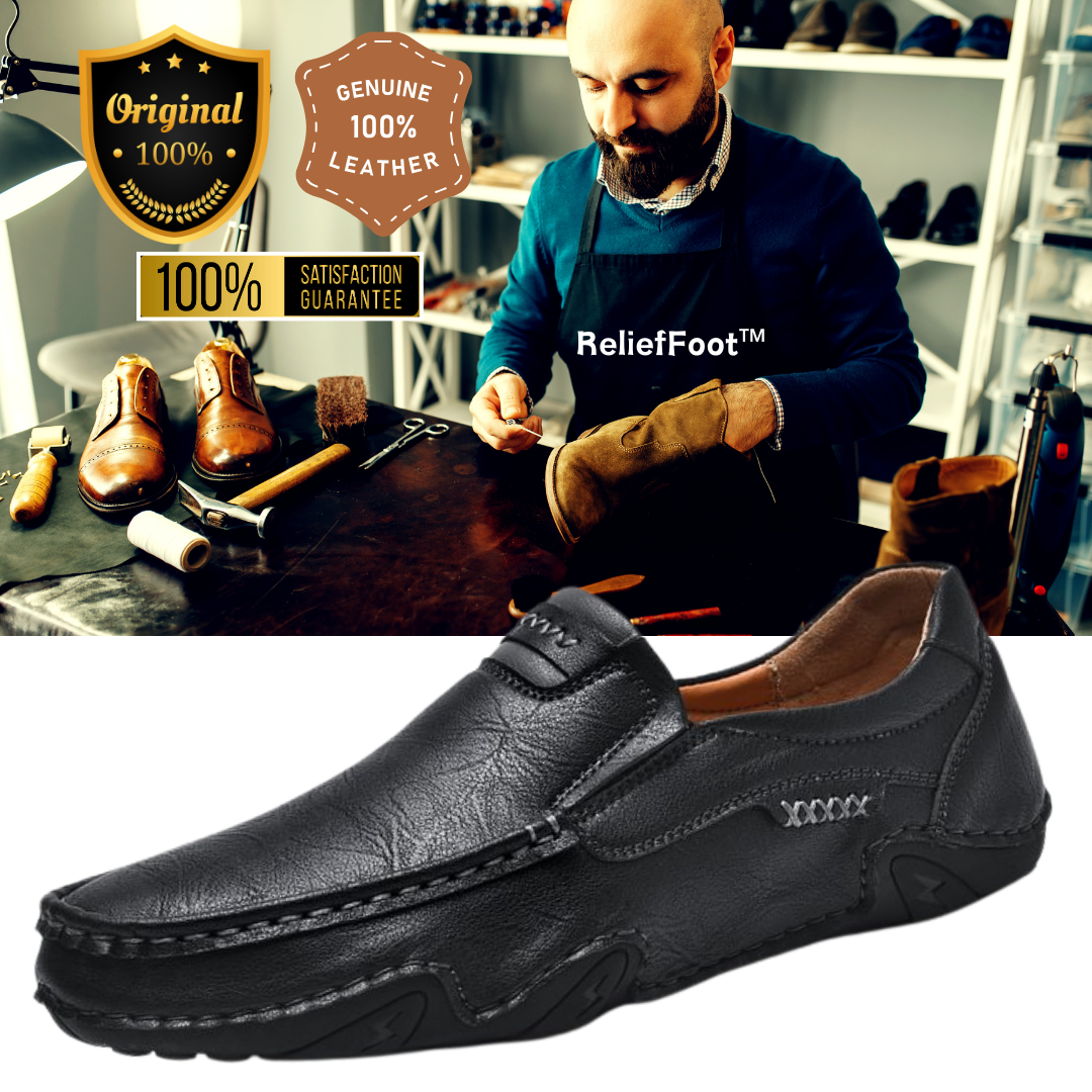ReliefFoot®⏰Promotion - 70% OFF🔥 Handcrafted Ortho Slip-On Leather Loafers