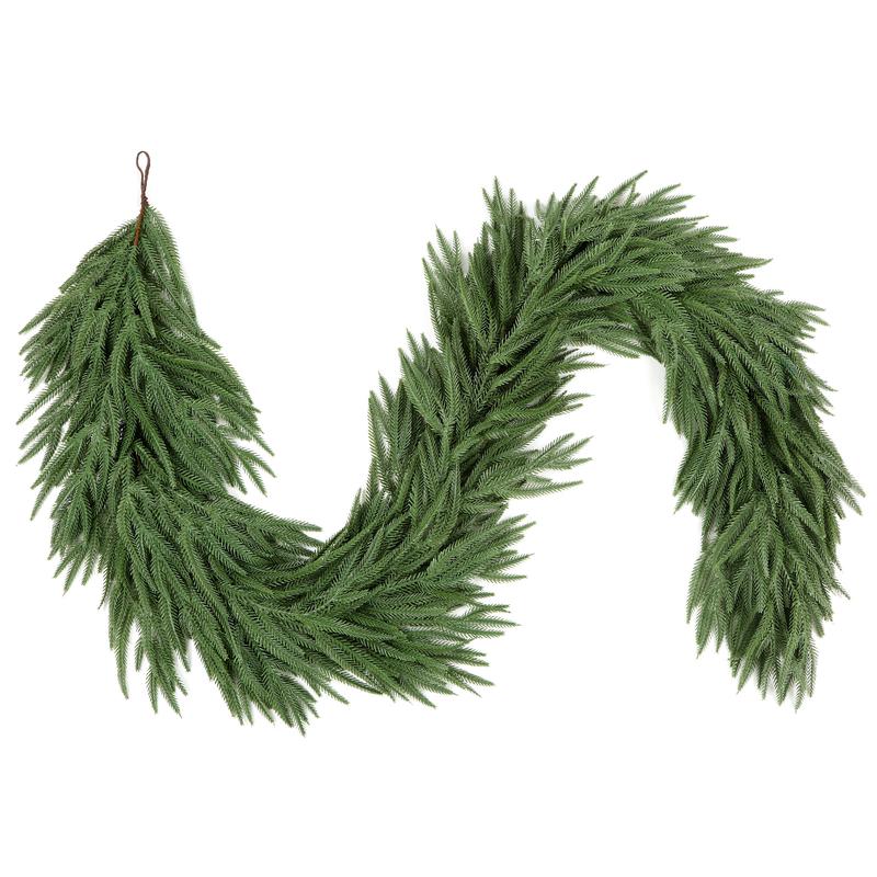 6/9/12 ft Artificial Christmas Garland, Real Touch Norfolk Pine Garland