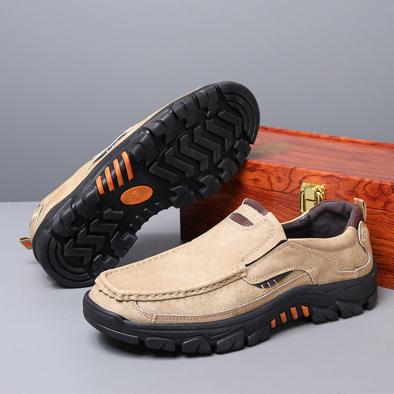 ⏰Promotion 70% OFF - 2024 Upgrade Men's Orthopedic Comfortable Casual Genuine Leather Slip On Loafers