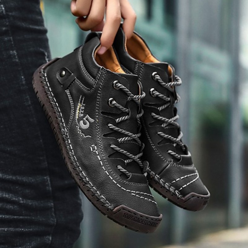 ReliefFootTM⏰Promotion - 70% OFF🔥Soft Leather Vintage Orthotic Shoes for Men