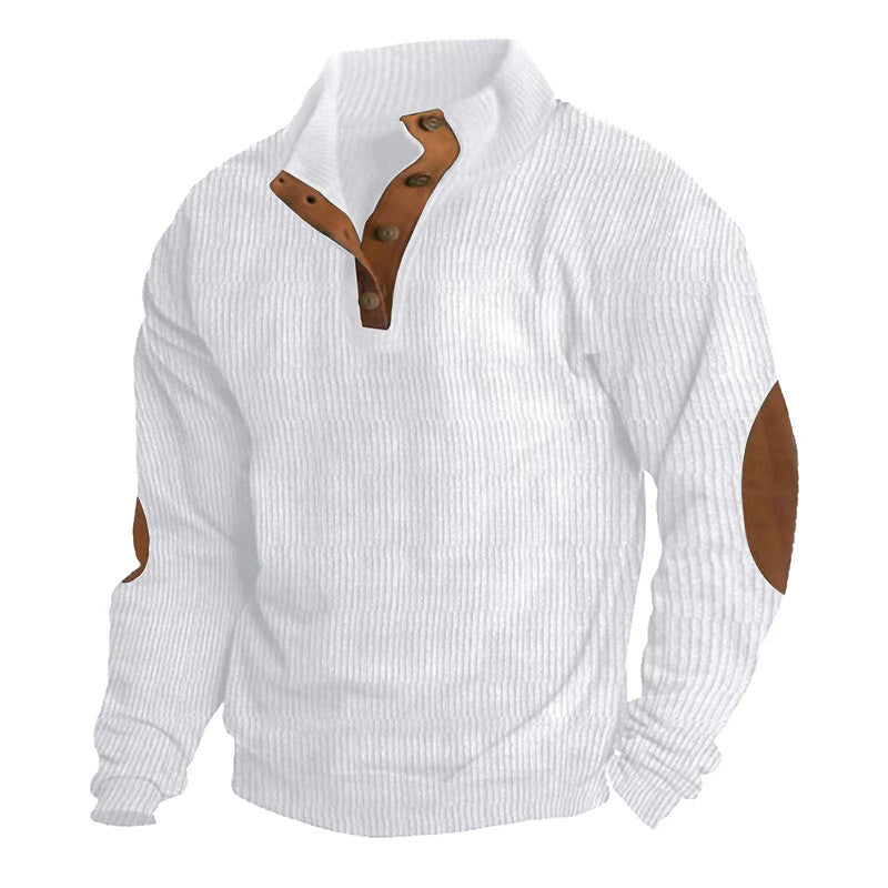 Men's Outdoor Casual Stand Collar Long Sleeve Sweatshirt -0927